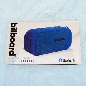 Water resistant Blue Bluetooth speaker